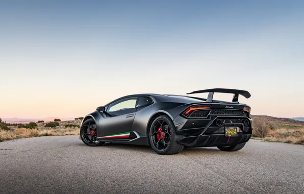 Закат, вечер, Lamborghini, Performante, Huracan, 2020, VF Engineering