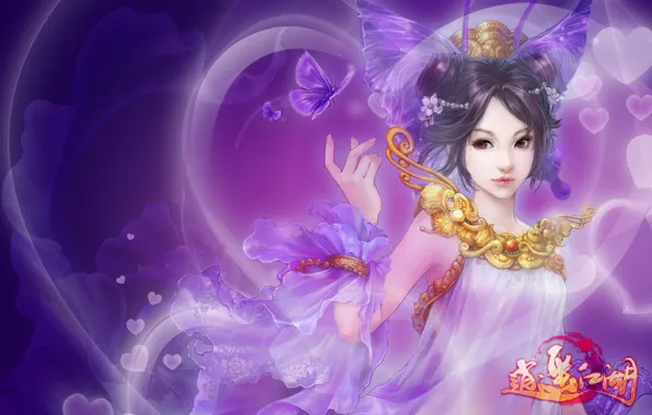 Фентези, игра, арт, девущка, asian fantasy art