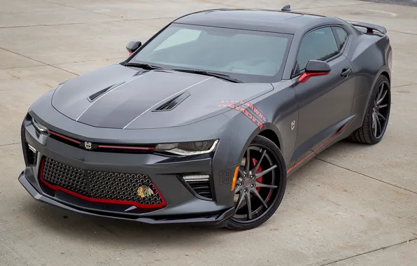 Chevrolet, Camaro, Chicago, Blackhawks, 2016, Themed