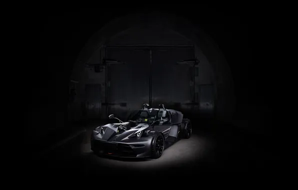 Картинка черный, спорткар, кабриолет, KTM, Black, X-Bow
