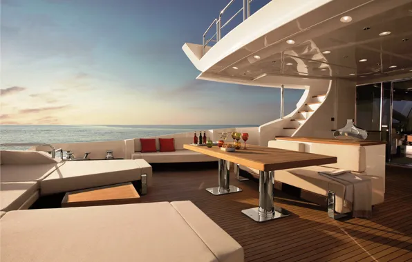 Дизайн, стиль, интерьер, яхта, люкс, кокпит, DUKE Sistership Azimut 103 S