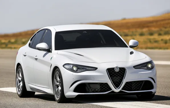 Картинка Alfa Romeo, Quadrifoglio, Giulia, 2015