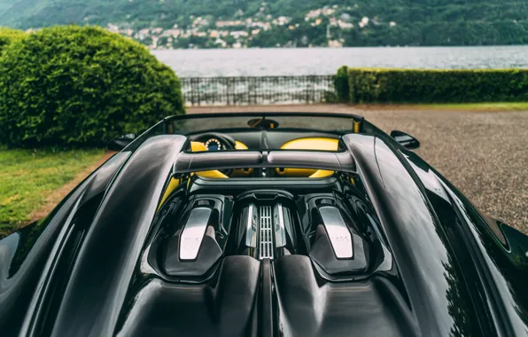 Картинка Bugatti, close-up, engine, W16 Mistral, Bugatti W16 Mistral