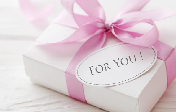 Коробка, подарок, бант, for you, Bow, Gifts