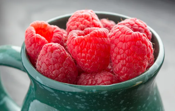 Картинка макро, ягоды, Raspberries