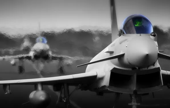 Картинка Eurofighter Typhoon, Military Aircraft, Military Aviation