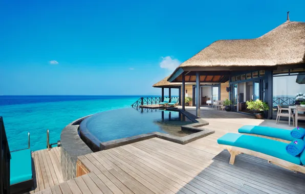 Ocean, Maldives, bedroom, suites, JA-Manafaru Grand, Infinity pool