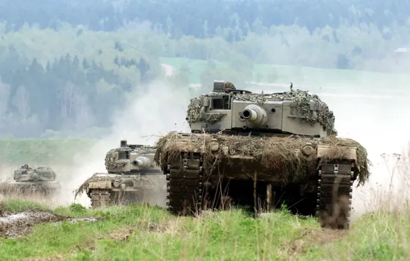 Картинка оружие, танки, MBT-Leo2A4_AUSTRIA