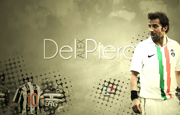 Wallpaper, sport, football, player, Juventus FC, Alexandro Del Piero