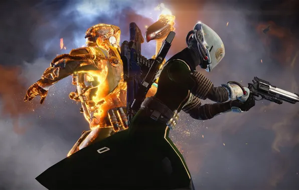 Gun, weapon, rifle, revolver, Destiny, Destiny The Taken King