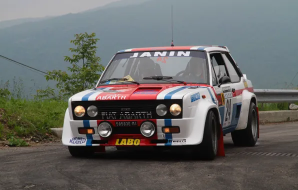 Полосы, Машина, Гонка, WRC, Rally, Ралли, Fiat, Abarth 131