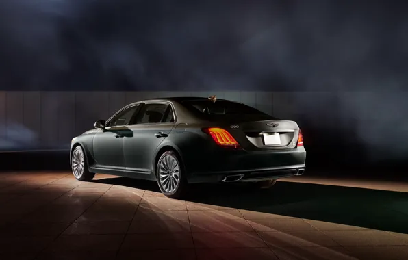 Hyundai, вид сзади, Special Edition, Genesis, Vanity Fair, G90, 2019