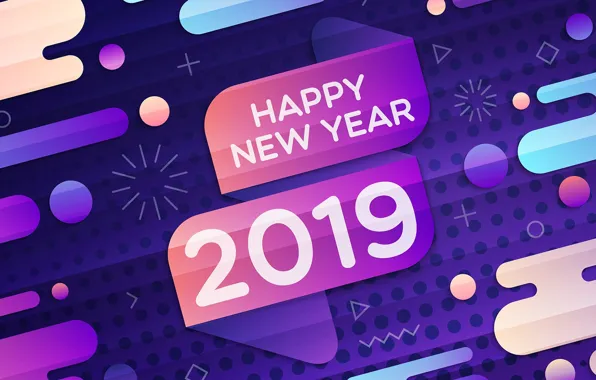 Картинка фон, Новый год, 2019