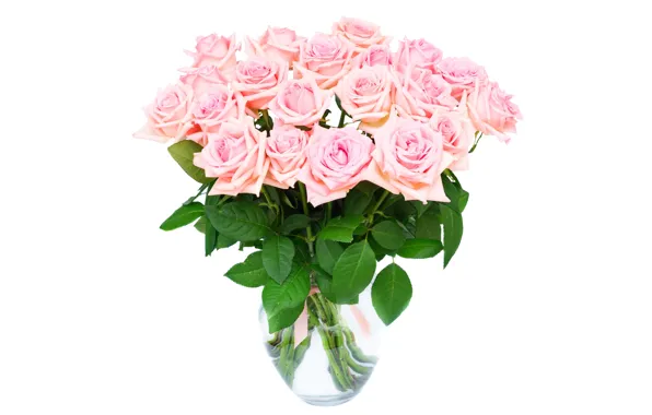 Розы, love, pink, flowers, romantic, roses, розовые розы