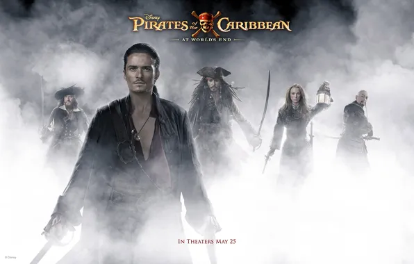 Картинка Johnny Depp, актриса, актер, Джонни Депп, Кира Найтли, Keira Knightley, пираты карибского моря, Pirates of …