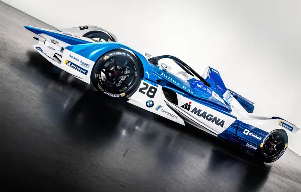 2018, Formula E, Electric Race Car, BMW iFE.18