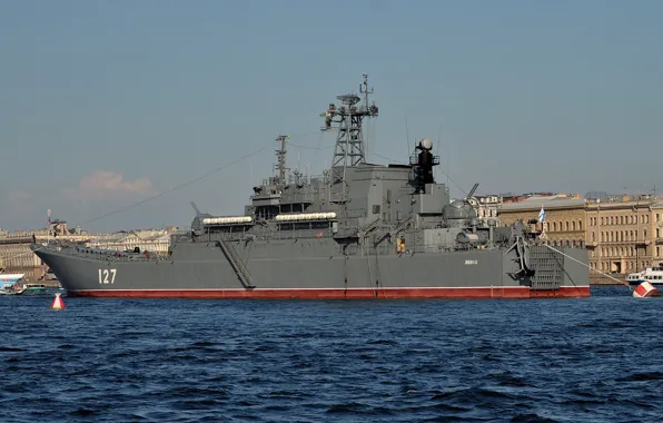 Корабль, большой, вмф, десантный, минск, проект 775
