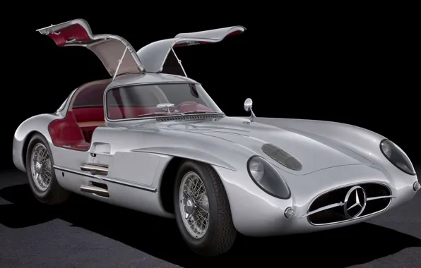 Картинка Mercedes-Benz, 1955, открытые дверцы, 300 SLR