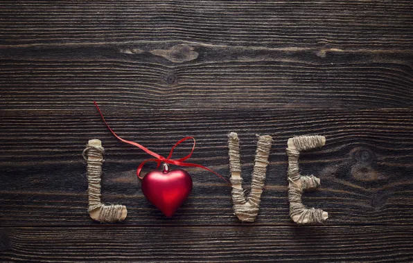 Картинка любовь, сердце, love, heart, wood, romantic, Valentine's Day