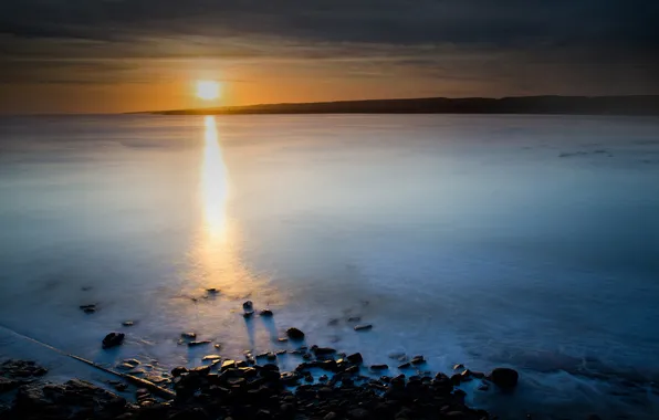 Море, солнце, закат