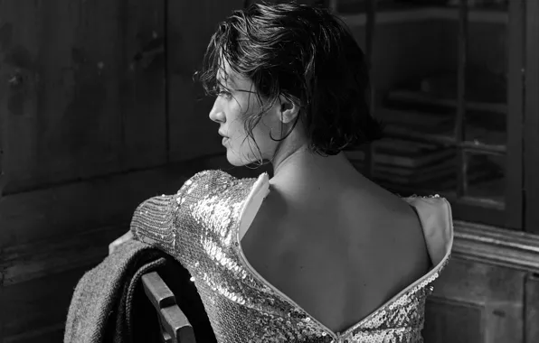 Картинка спина, актриса, Jessica Brown Findlay
