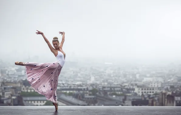 Настроение, Франция, Париж, танец, балерина, Johanna Lorand Guilbert
