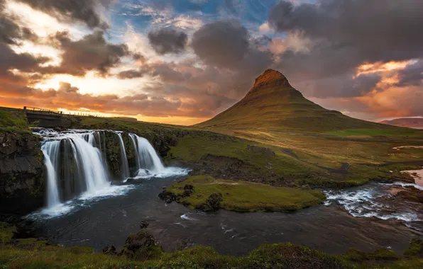 Картинка Исландия, Iceland, Kirkjufell