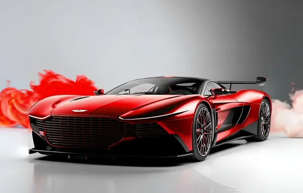 Красный, Aston Martin, Vulcan, Aston Martin Vulcan