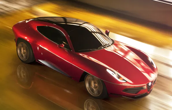 Картинка Concept, фары, скорость, Touring, Disco Volante, SuperLeggera