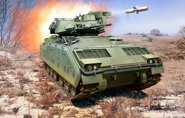 США, Bradley, боевая машина пехоты, M2/M3