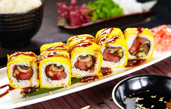 Палочки, ролы, азиатская кухня