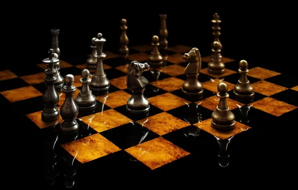 Картинка шахматы, доска, фигуры, chess