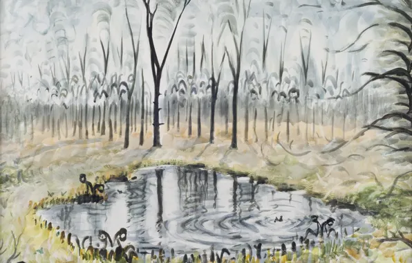 Картинка 1946, Charles Ephraim Burchfield, Song of Spring