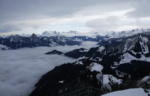 Switzerland, Alps, mount Rigi-Scheidegg