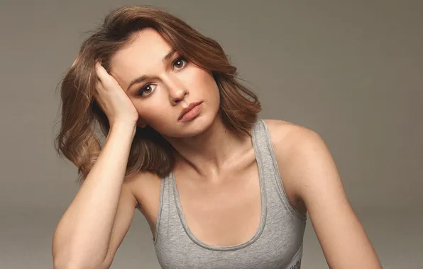 Картинка взгляд, девушка, лицо, поза, Paulina Szostak