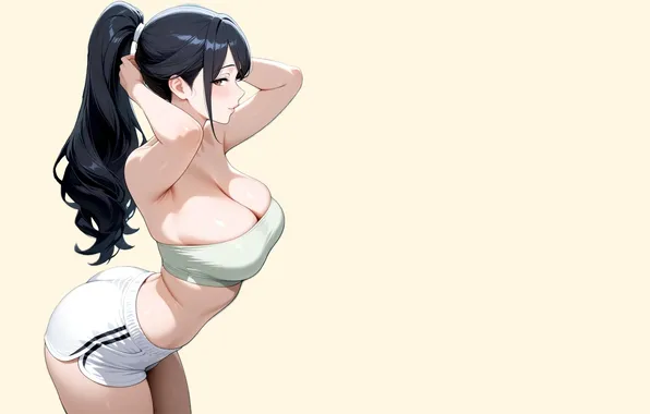 Girl, hot, sexy, ass, boobs, anime, pretty, butt