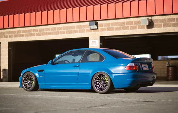 Картинка BMW, Blue, Black, E46, M3