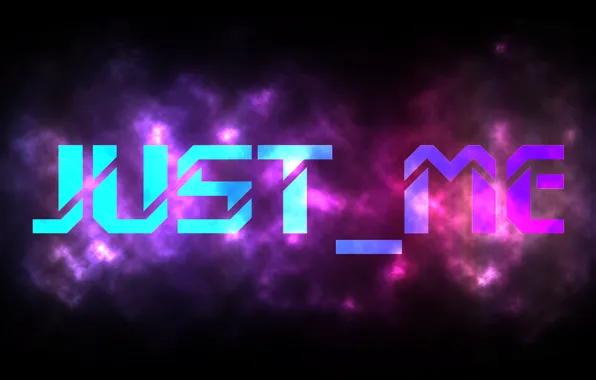 Цвета, космос, игры, надпись, палитра, just me, цвезды, только я