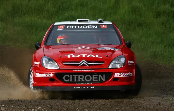 Ситроен, Citroen, Брызги, Loeb, WRC, Rally, Ралли, Xsara