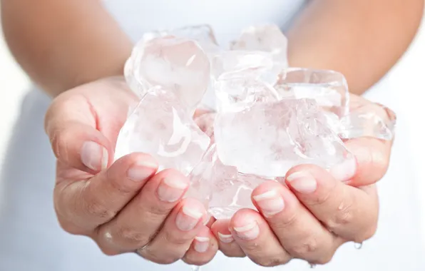 Ice, water, hands, cold