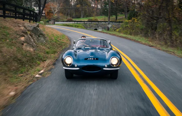 Картинка Jaguar, road, 1957, XKSS, Jaguar XKSS
