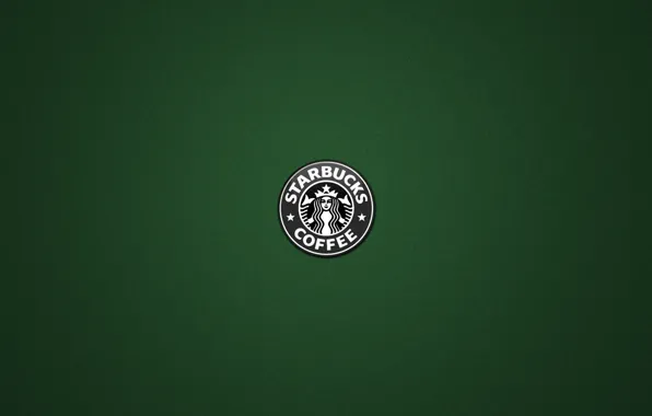 Зеленый, фон, надпись, кофе, слова, coffee, Starbucks