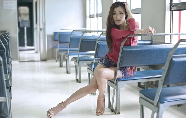 Девушка, азиатка, Maggie Chow