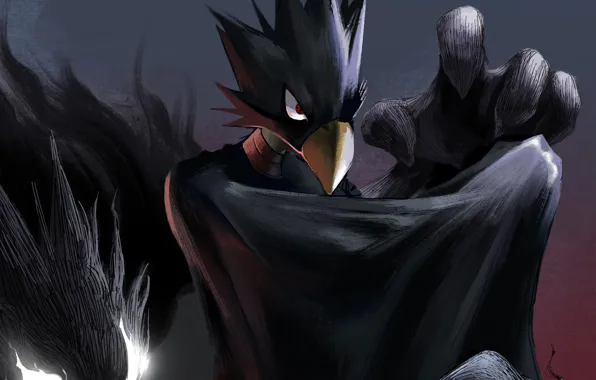Тень, парень, причуда, My Hero Academia, Boku No Hero Academia, Моя Геройская Академия