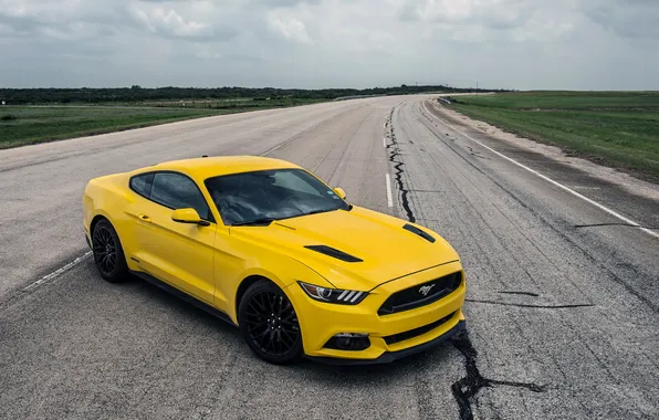Картинка Mustang, Ford, мустанг, форд, Hennessey, Supercharged, 2015, HPE750