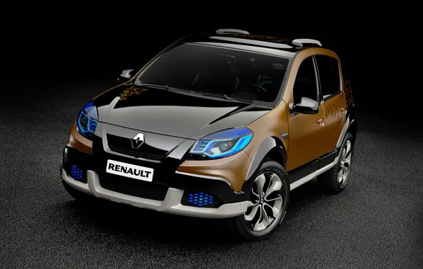 Concept, Renault, 2010, рено, сандеро, Sandero, Stepway, степвей