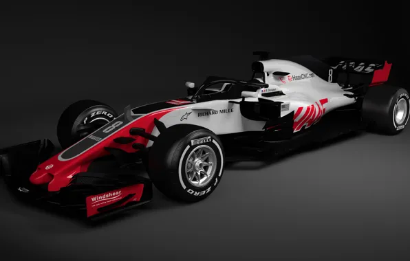 Картинка ferrari, usa, hf-18, haas