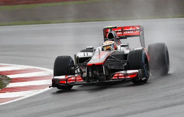 Картинка болид, 2012, formula 1, Lewis Hamilton, макларен, Mclaren, хэмильтон, Mclaren mp4-27