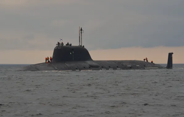 Лодка, ВМФ, подводная, атомная, проект 855, Ясень