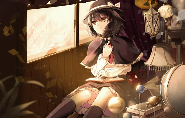 Touhou, anime, art, usami renko, elise